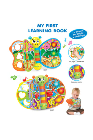 MY FIRST LEARNING BOOK | Interactive Toddler Toy | Animals, Shapes, Colors, Numbers, and More