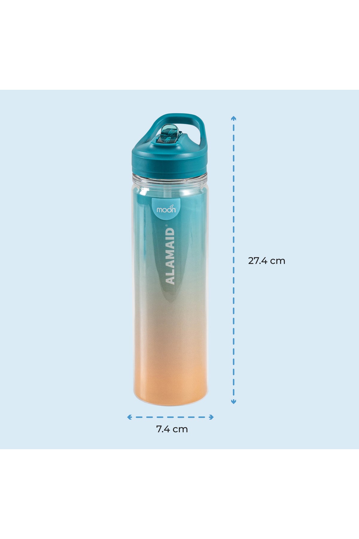 MOON Double Wall Sipper Bottle
117x74x274mm
590ml / 20oz