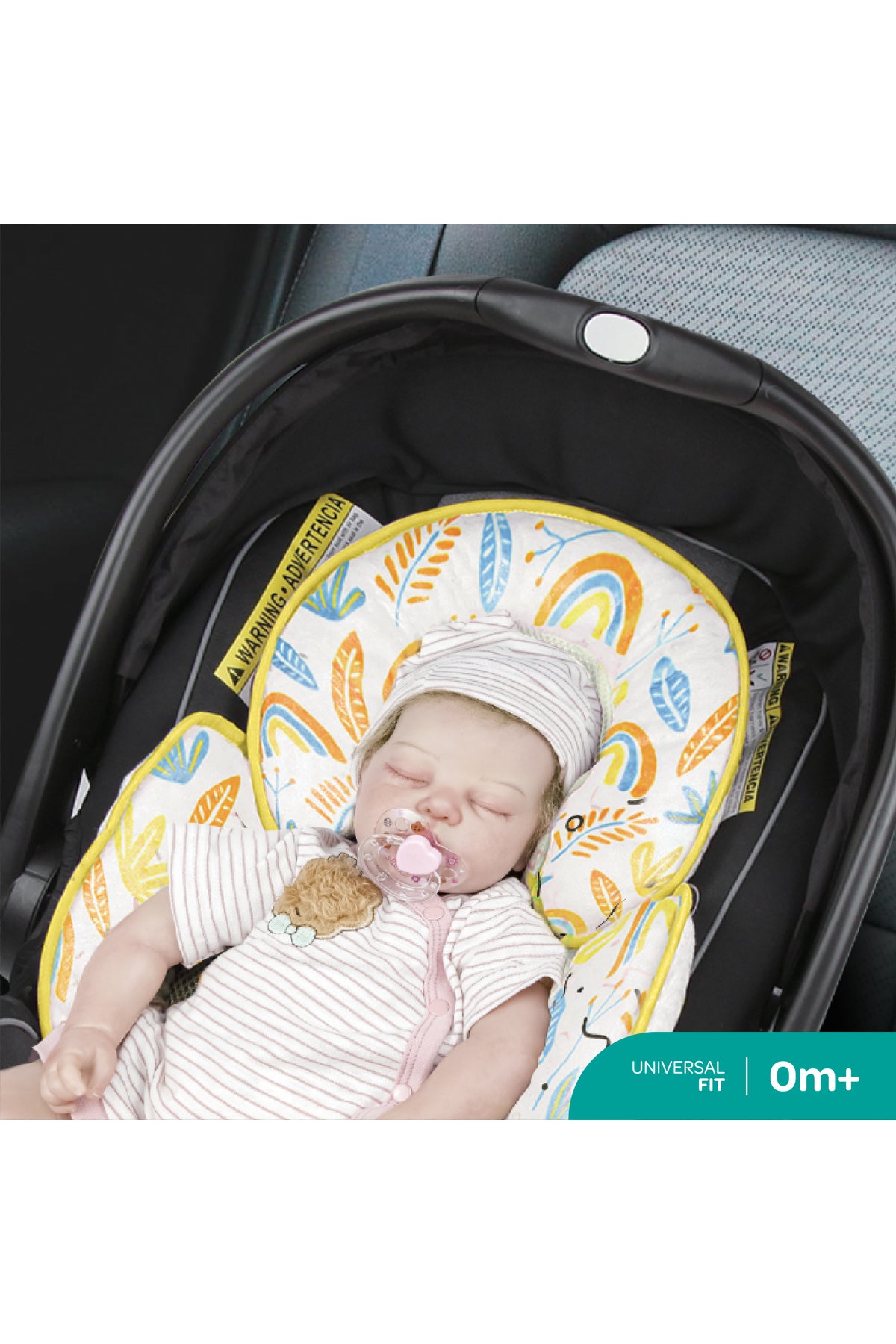 MOON Body Support Cushion-Car seat Pad Seat Warm Pad-Washable support pillow for new-born-Rainbow