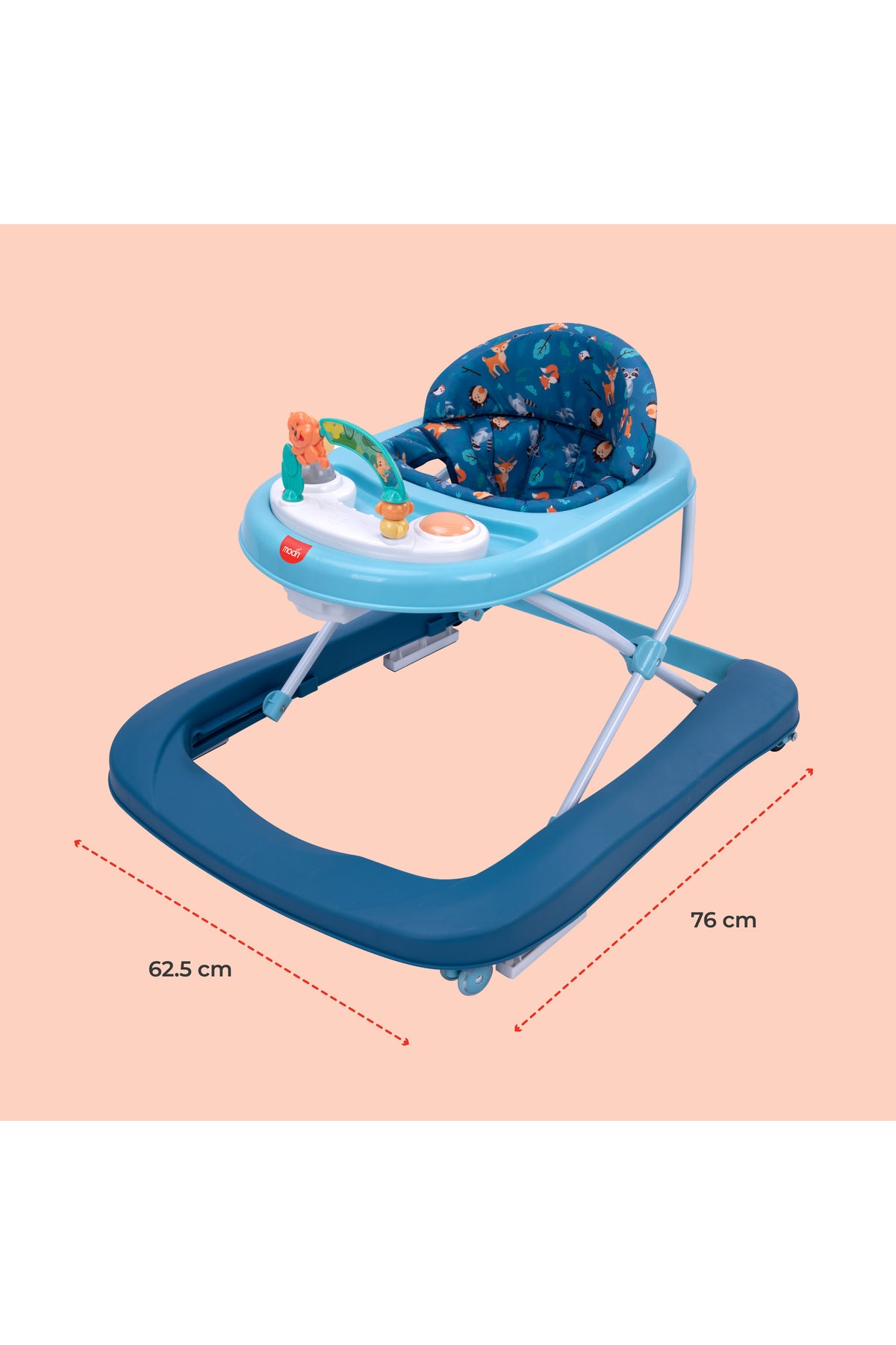 MOON stride Baby walker- dark blue