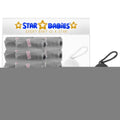 Star Babies Scented Nappy Bag Pack of 15/225 Bags Grey & Assorted Dispenser