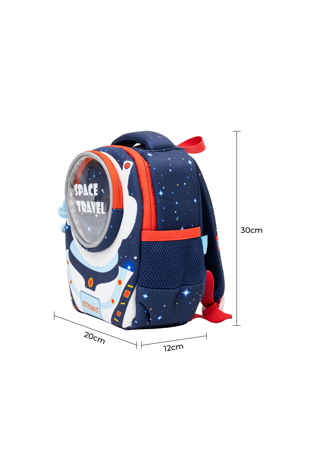 MOON Kids Backpack  – Comfy 3D Design,Padded Straps, Waterproof-Perfect for Preschool, Nursery, Snacks & Lunchbox-Space Adventure