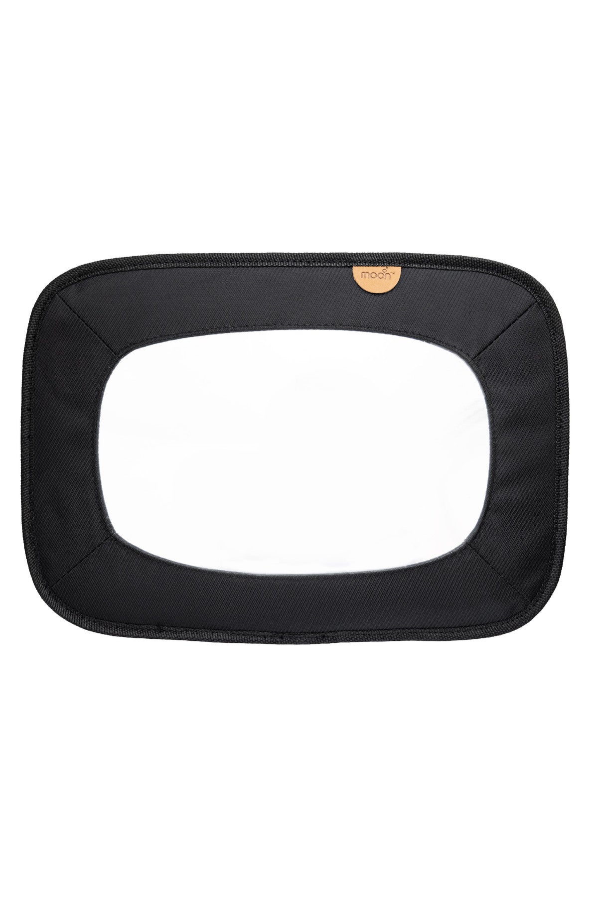MOON Baby Back Seat Mirror - Universal Fit, Anti-Slip, 360-Degree -Black Twill
