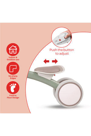 MOON Glide Baby Balance Bike -Green