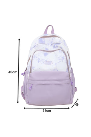Star Babies School Bag 16-inch solid printed Backpack  - LV