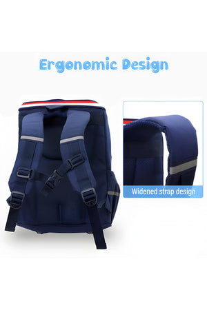 Cocobee-Stylish & Classic Backpack, 14.9 Inches, Comfortable Fit, Durable Design – Blue