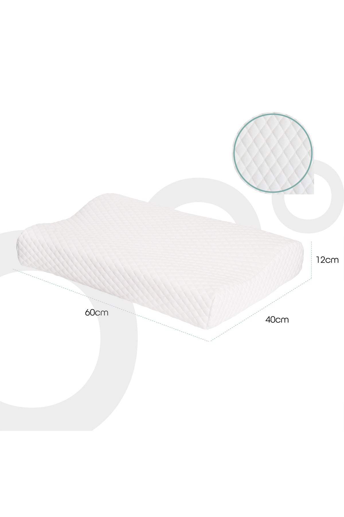MOON  CONTOUR  Memory Foam Pillow,