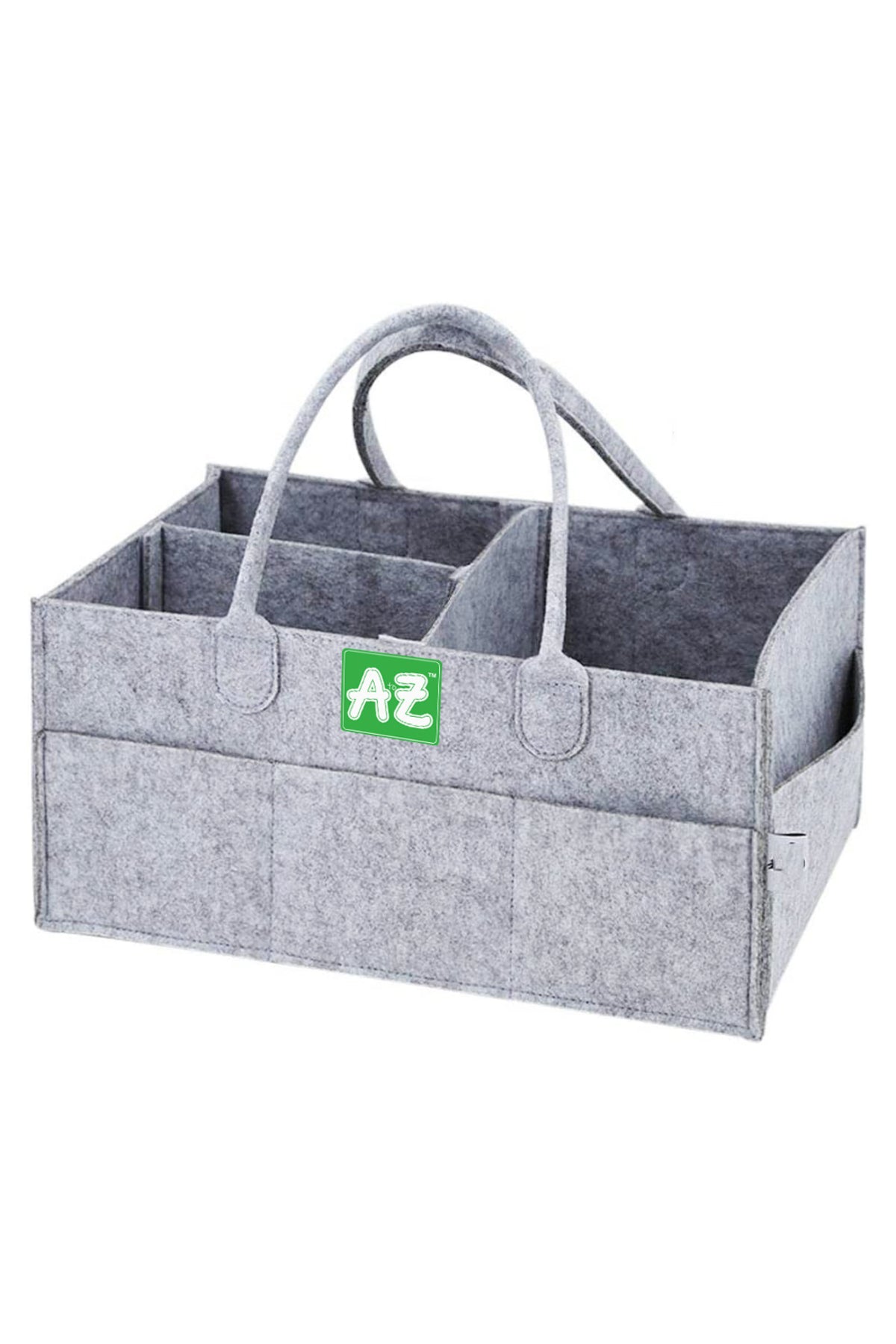 Star Babies - A To Z Diaper Caddy Organizer - Grey