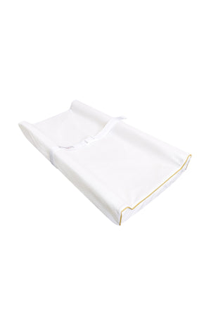 MOON  Organic changing mat - White, Organic Changing mat fabric