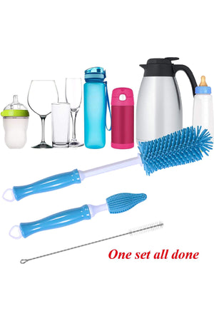 Star Babies - Bottle Cleaner Brush Set - 3 Pcs - Blue