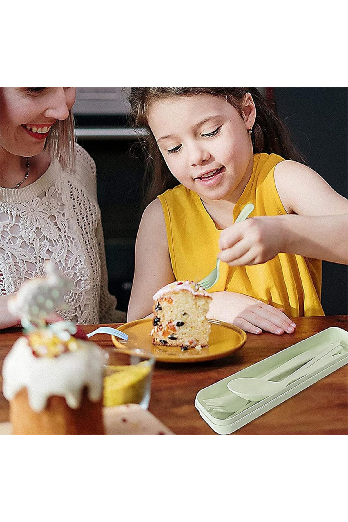 Star Babies Organic Fork, Spoon & Chopstick Set - 3 Pcs