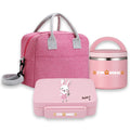 Star babies- Insulated Lunch Bag with 5 compartment Lunch Box and 500 ml Food Jar Stainless Steel