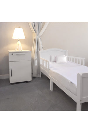 MOON  Premium 100% Cotton Terry, Breathable Waterproof Mattress Protector sheet with Skirt fit - 120x60x10 cm