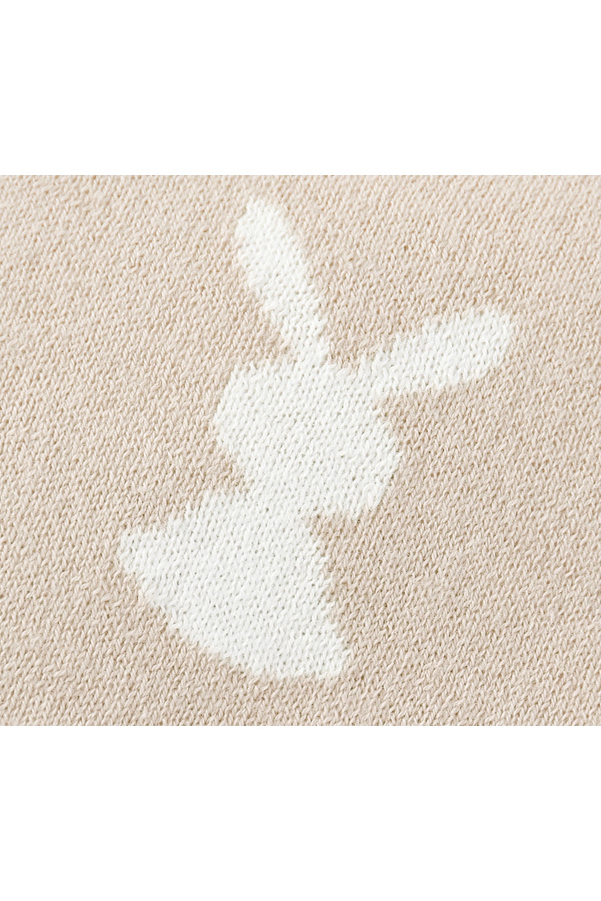 Star Babies - Baby Cotton Knitted Blanket 80x100cm - Cream