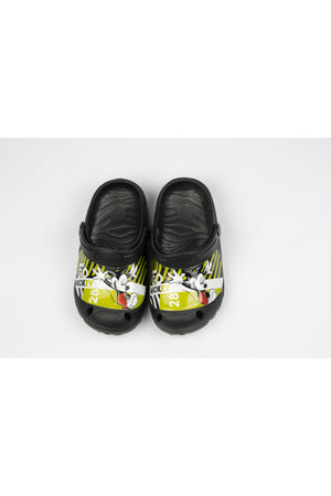 Mickey Mouse Kids Clogs Lightweight & Comfortable Slip-On Sandals – Black