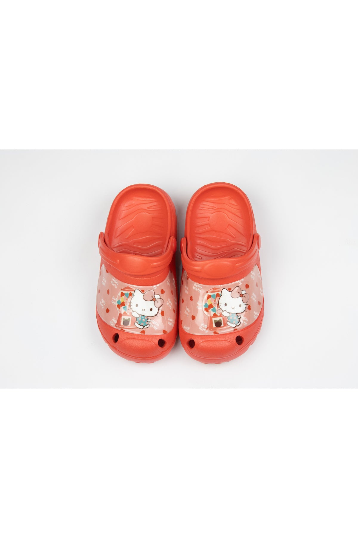 Hello Kitty Kids Clogs With Comfortable Fit And Fun Design Lightweight & Comfortable Slip-On Sandals – Red