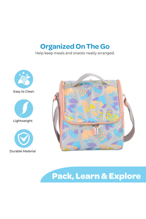 MOON Kids Insulated Lunch Bag – Leakproof Thermal Lunch Box for Boys & Girls | Durable, Lightweight & Easy-Clean | Perfect for School, Daycare & Outdoor Use