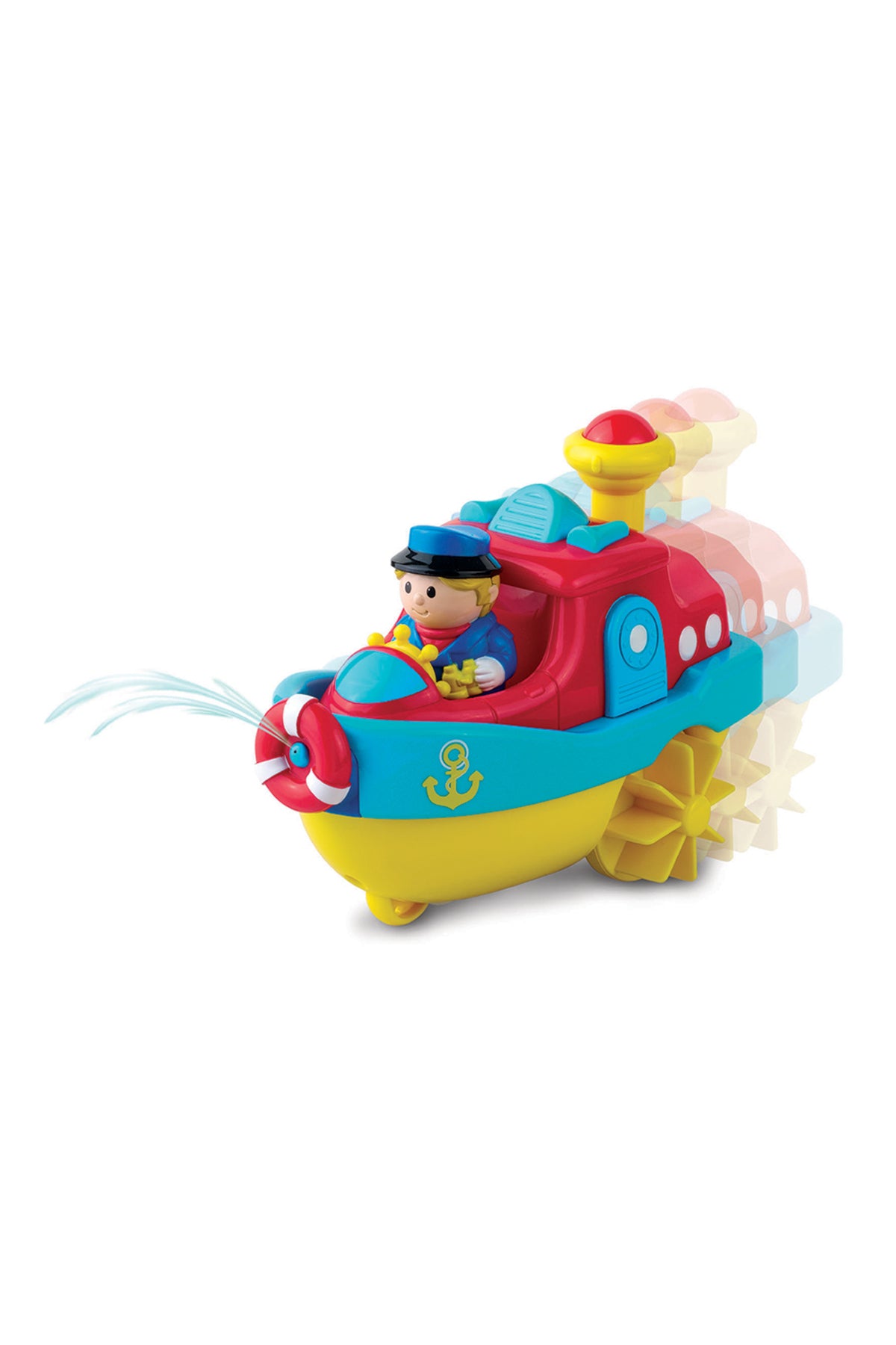 Little Learner 3-in-1 Bathtub Transport Toy Set | Floating Submarine, Squirting Boat, and Running Airplane | Includes Removable Figures
