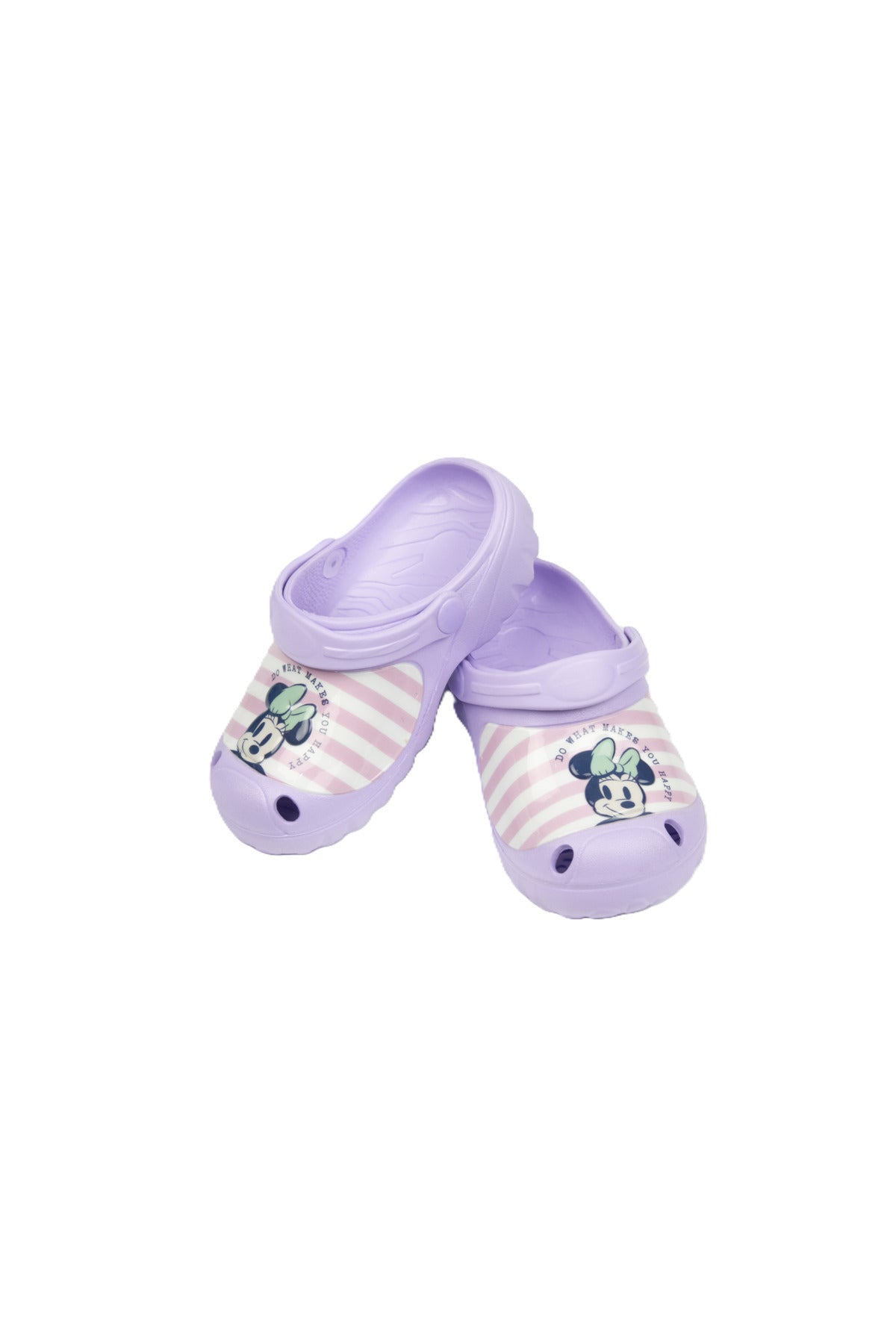 Minnie Mouse Kids Clogs – Lightweight & Comfortable Slip-On Sandals – Purple