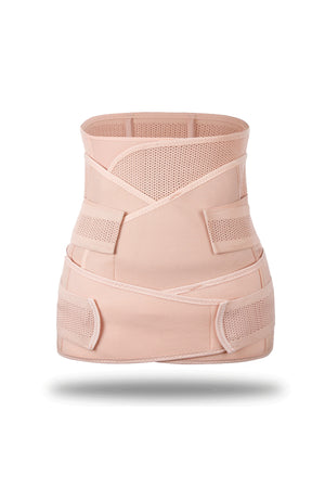 Kikibebe Tummy Tuck Belt – Reinforced Breathable Girdle For Women-Beige