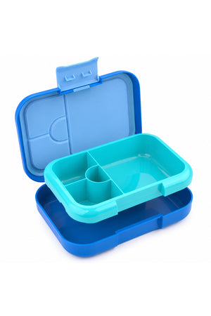 Cocobee Bento Lunch Box With Silicone Seal, Microwave Safe Tray – 765Ml – Blue