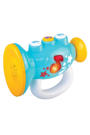 MY FIRST TRUMPET by Little Learners - Light & Sounds, Easy to Grab Handle - Perfect for Young Musicians