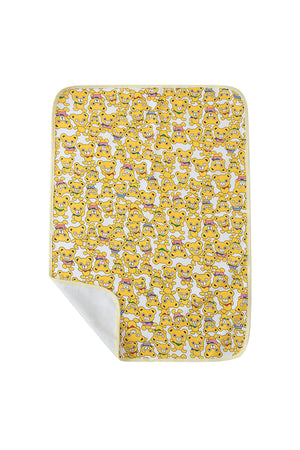 Star Babies - Reusable Changing Mat Bear - Yellow