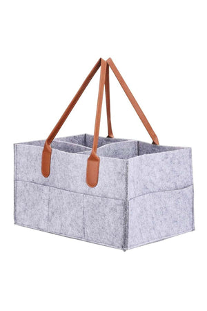 Star Babies Diaper Caddy Organizer - Grey, Piece Of 1