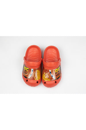 Cars Kids Clogs Lightweight & Comfortable Slip-On Sandals –For Boys – Red Color