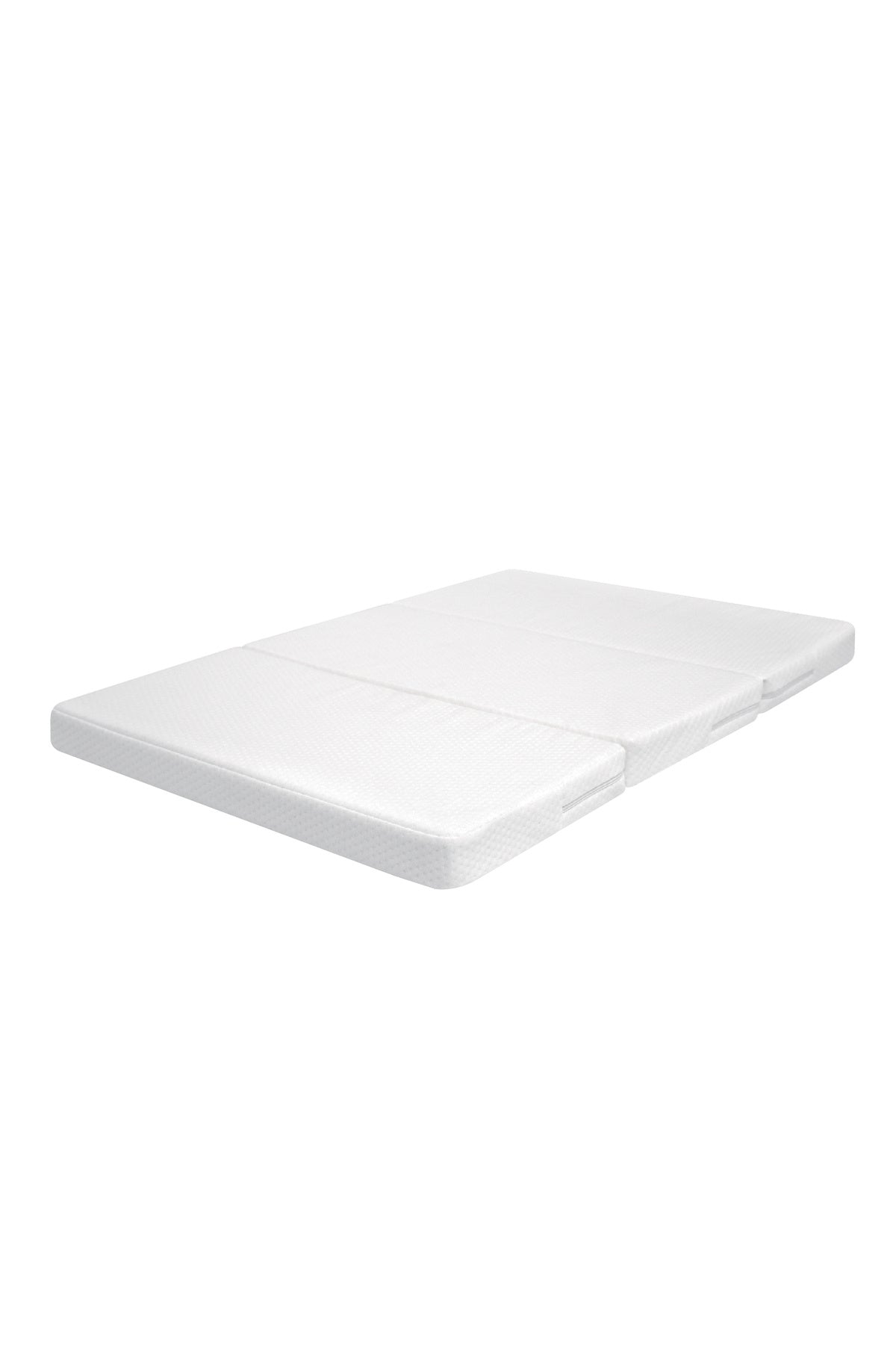 Moon  Trifold Baby Mattress, Dual-Sided Folding Foam Mattress for Newborns & Toddlers (0 Months+)- White