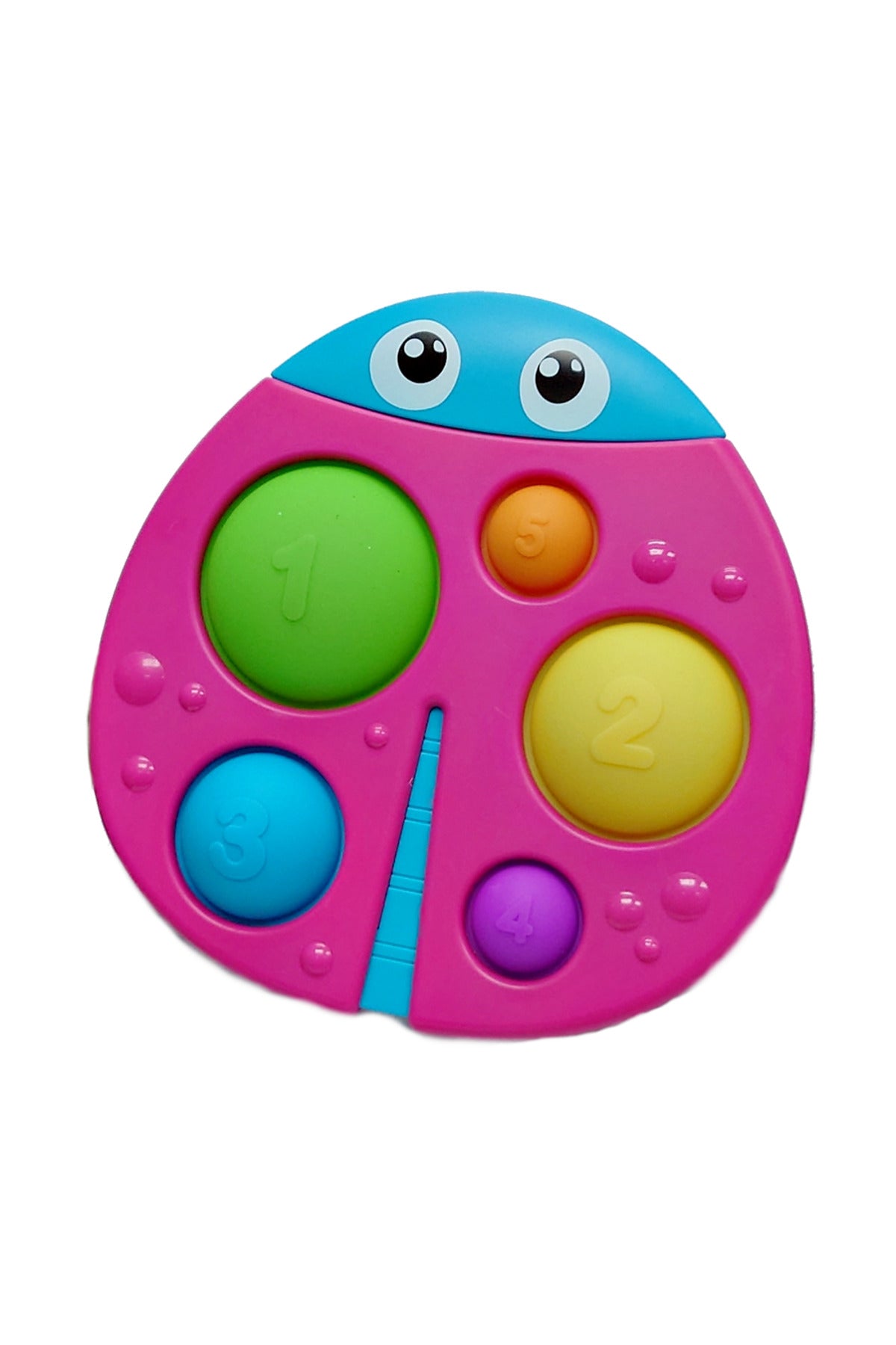 Little Learners Ladybug Popper - Sensory Exploration Baby Toy