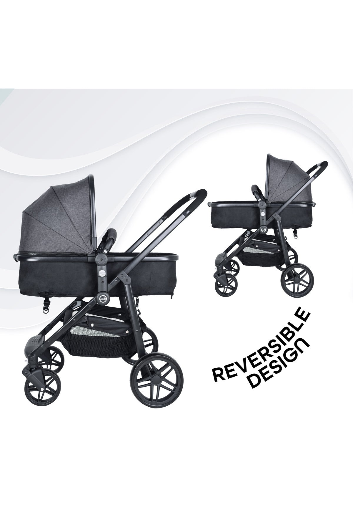 MOON Tres 3 in 1  Travel System - Grey