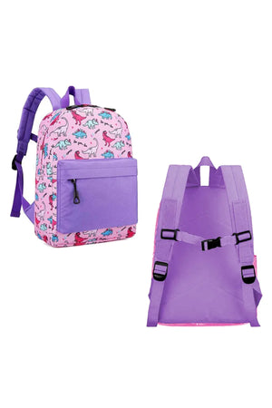 Star Babies - Kids Printed School Bag - Lavender - 10-Inch/25.5cm