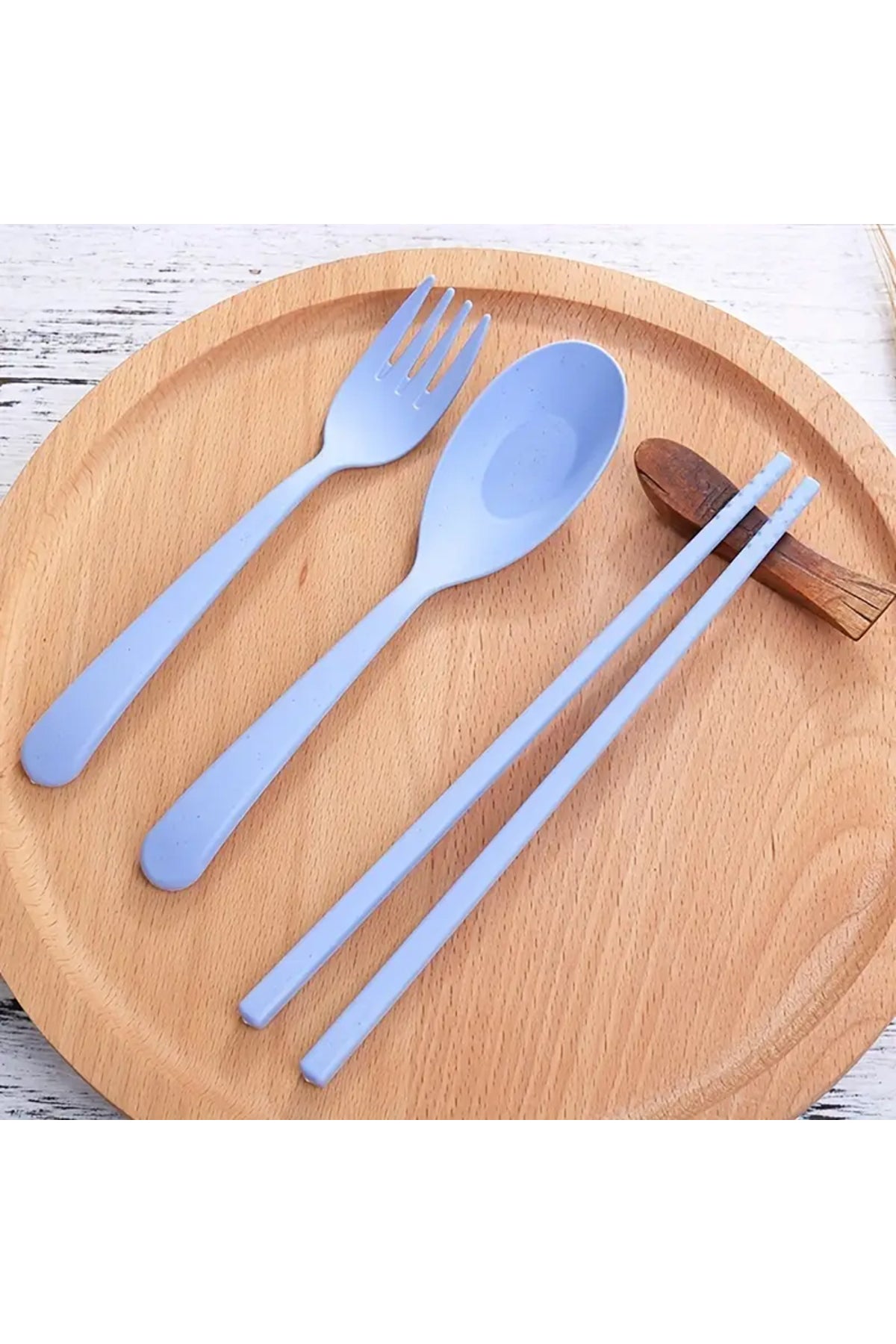 Star Babies - Insulated Mini Lunch Bag With Foldable Cutlery Set - Teal - 5 Pcs
