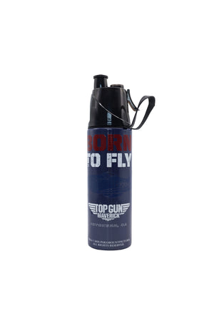 MOON Licensed Top Gun Water Bottle with Spray Mist | Cooling Spray | BPA-Free  Stainless Steel | Leak-Proof for School, Camping, Hiking, Outdoor Play | Boys Water Bottle |500ml