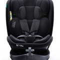 MOON GYRO Baby Car Seat for Child Group 0+/1/2/3 (0-36 kg/0-12 Year) ISOFIX+ Top Tether Rotation 360° - Black