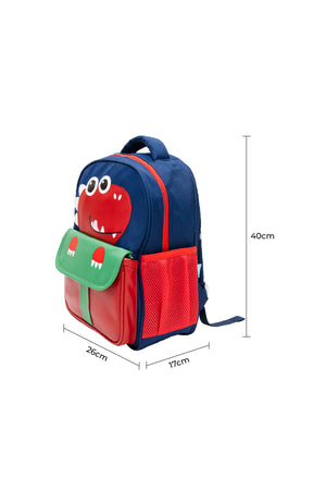 MOON Kids Backpack  – Comfy 3D Design,Padded Straps, Waterproof-Perfect for Preschool, Nursery, Snacks & Lunchbox-Dino