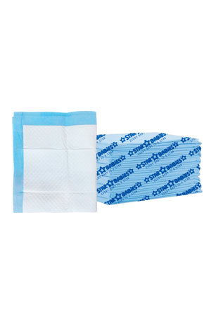 Star Babies Disposable Changing mat Large (45 x 60cm) Pack of 15 - Blue