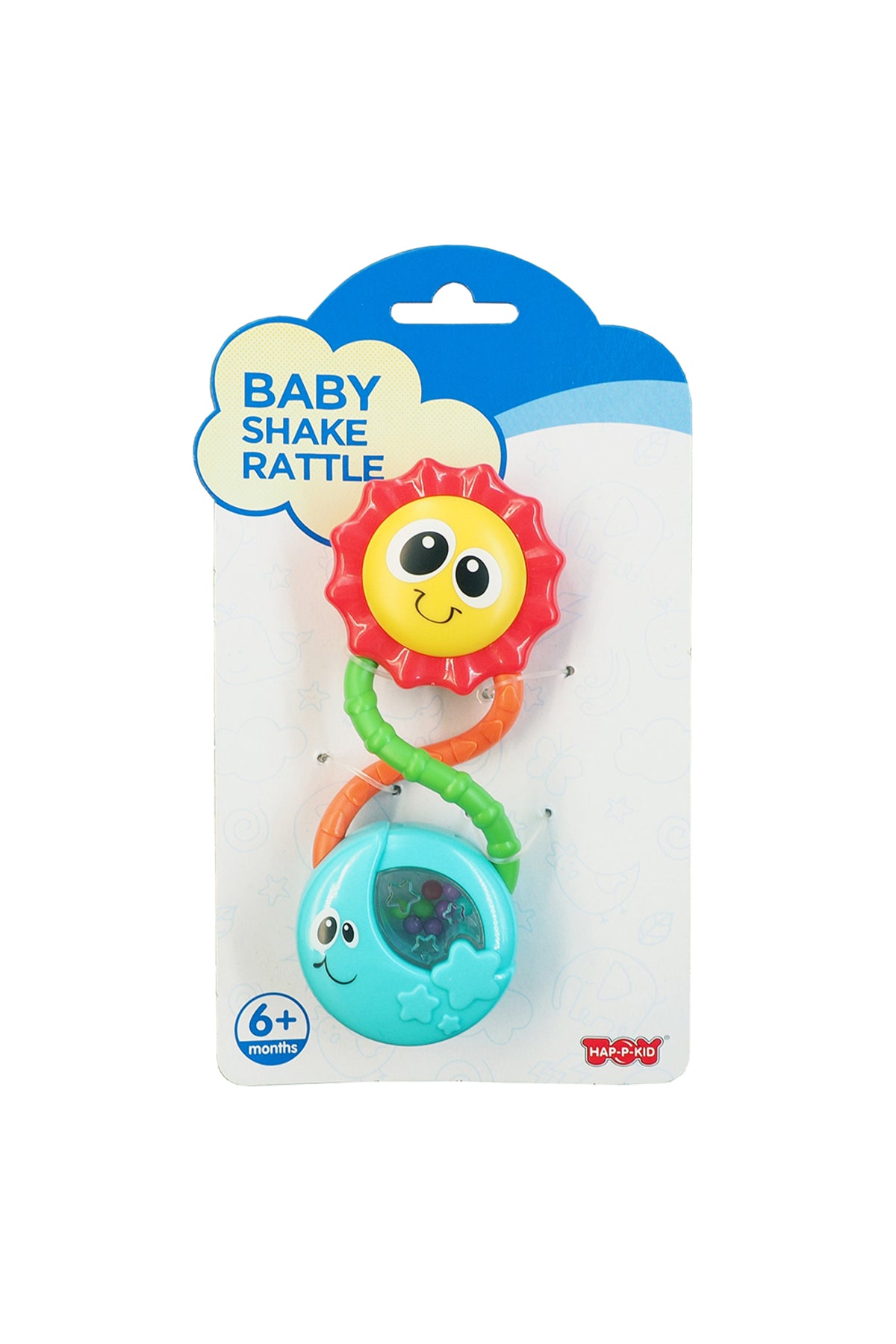 Little Learners My First Rattle (Sun) - Baby Rattle Toy