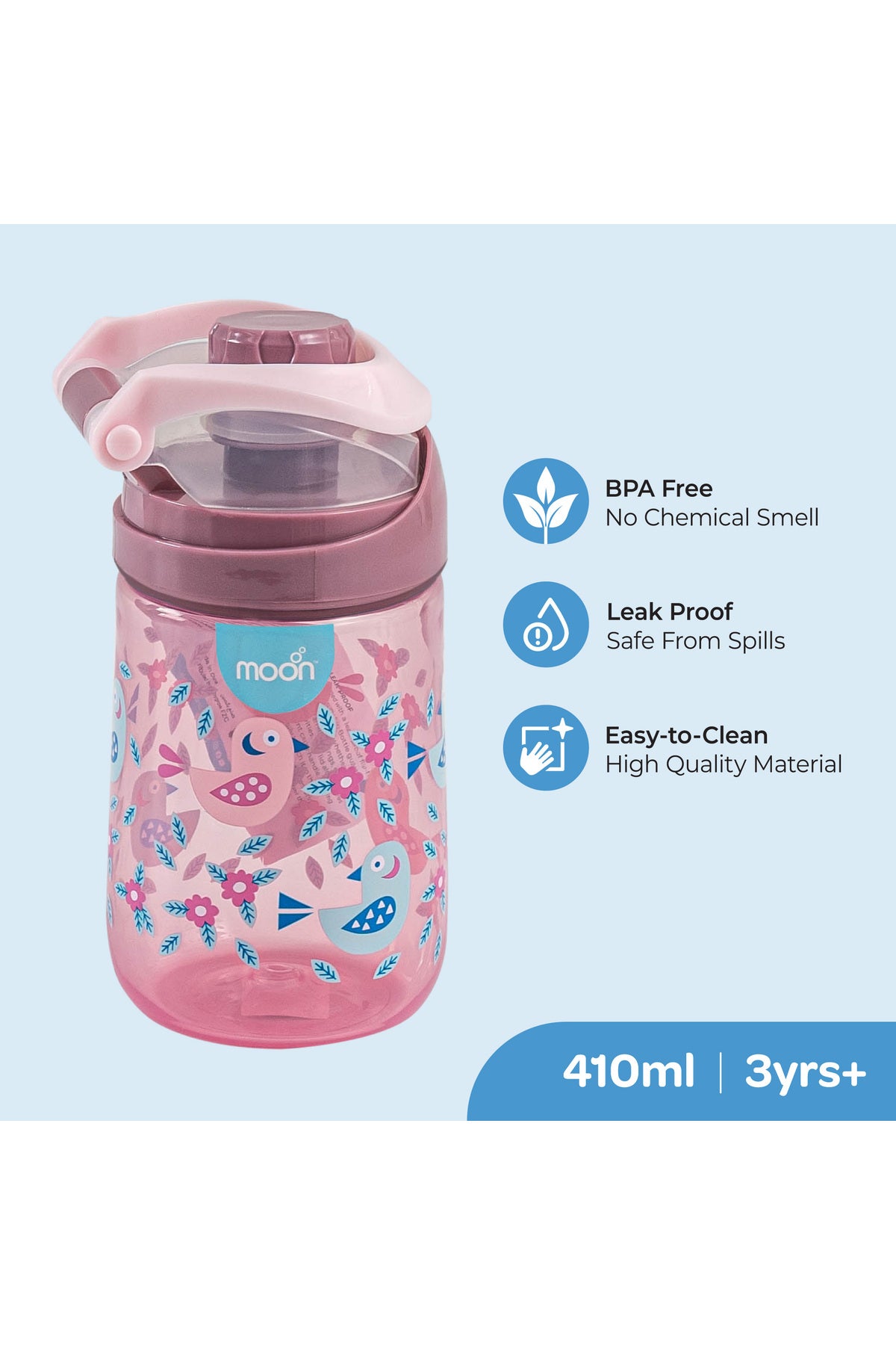 MOON Kids Water Bottle-Purple