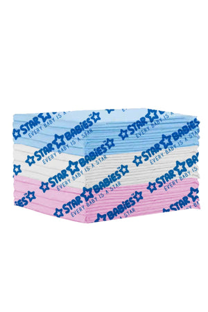 Star Babies - Disposable Changing Mats - 45 x 60 cm - 12pcs - Rainbow