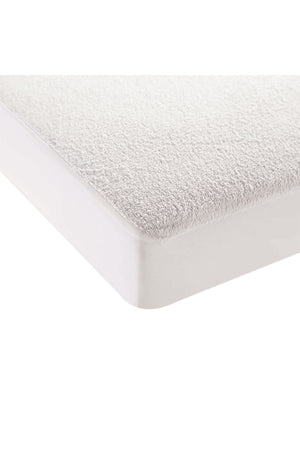 MOON  Premium 100% Cotton Terry, Breathable Waterproof Mattress Protector sheet with Skirt fit - 120x60x10 cm