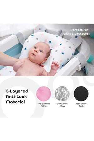 MOON Anti-Slip Baby Bath Pad - Pink