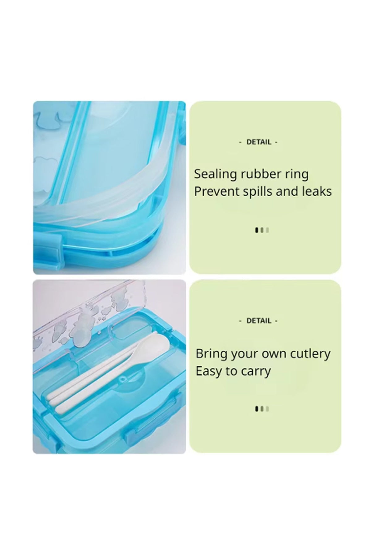 Star Babies - Lunch Box With 4 Compartment - Purple