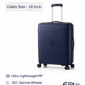 ELITE- Premium Hard-Shell Luggage 20 inch – Lightweight Spinner Suitcase – Dark Blue
