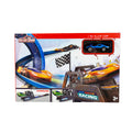 Alloy Catapult Racing Track Playset with 1 Alloy Car – High Speed Launcher Track Toy with Ramp, Bridge and Finish Flag, Kids Racing Car Action Playset Gift