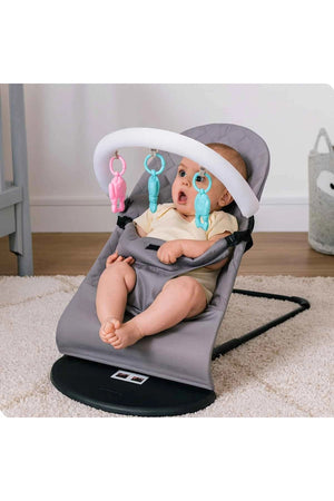 Kikibebe 3-Stage Baby Bouncer & Recliner Seat – Grey