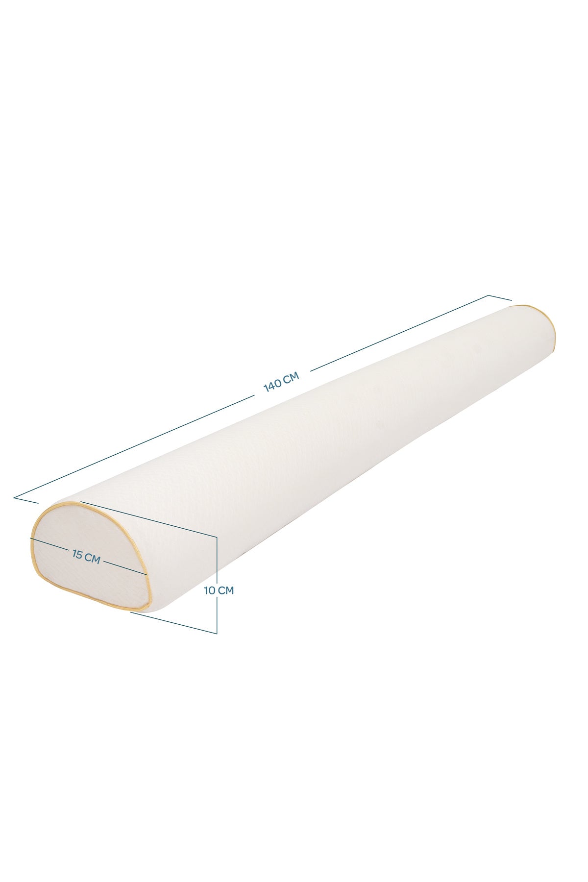 MOON Organic Toddler Half Moon Bed Bumper –  Pack of 1 – White