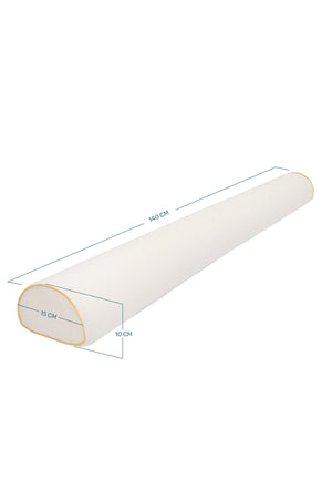 MOON Organic Toddler Half Moon Bed Bumper –  Pack of 1 – White