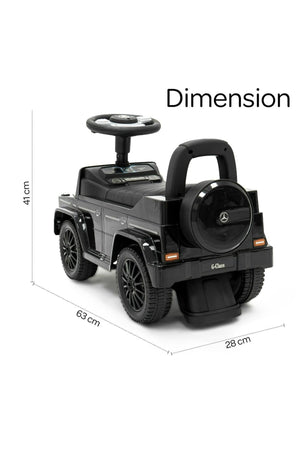 Moon  Licensed Mercedes Ride on Sports Car- for Kids 12–36 Months – Push Car, Foot-to-Floor Ride On – Black